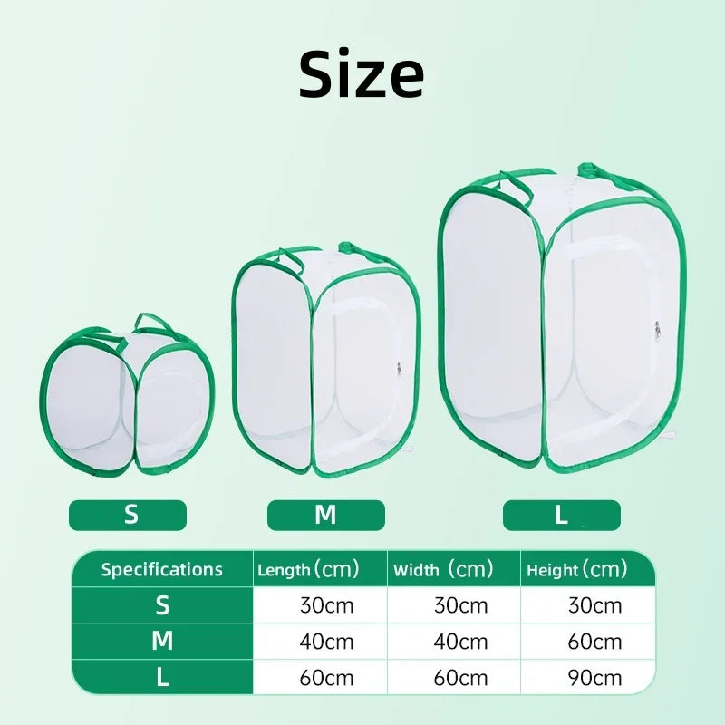 Collapsible Insect Mesh Cages Pop-up