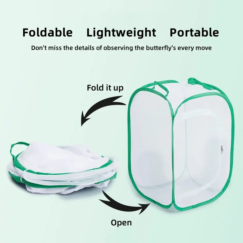Collapsible Insect Mesh Cages Pop-up